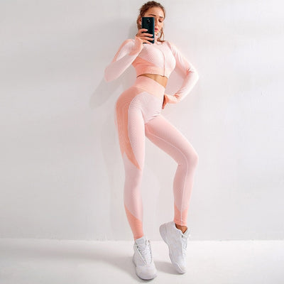Seamless Workout  Sport Gym Suit