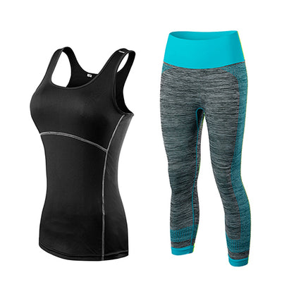 Ladies Sports Running Cropped Suit