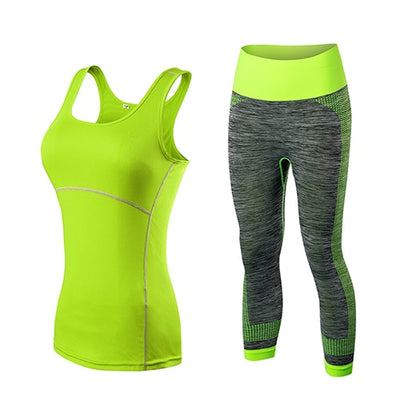 Ladies Sports Running Cropped Suit