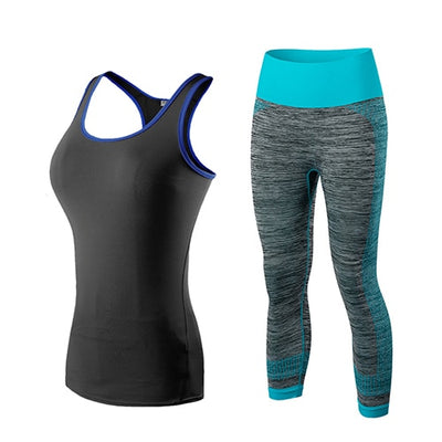 Ladies Sports Running Cropped Suit