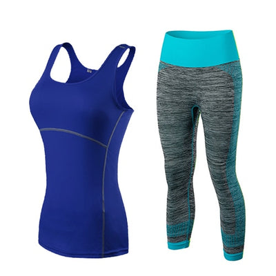 Ladies Sports Running Cropped Suit