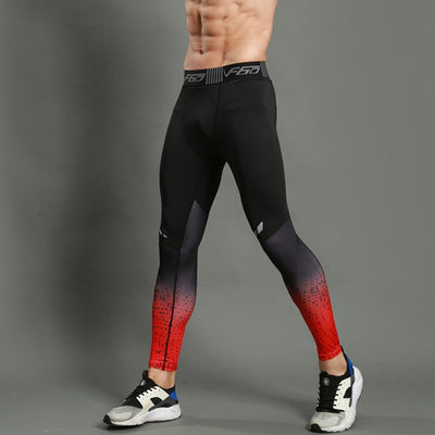 Men Gym Training Skinny Leggings