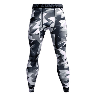 Camouflage Compression Running Tights