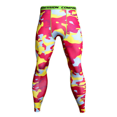 Camouflage Compression Running Tights