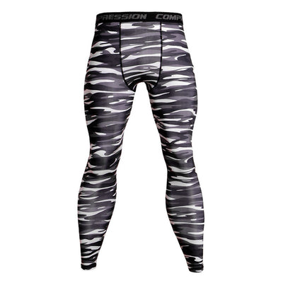 Camouflage Compression Running Tights