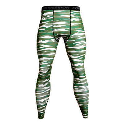 Camouflage Compression Running Tights