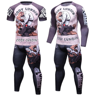 Man Compression Sports Suit